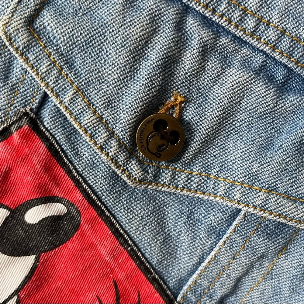 Vintage *RARE* Mickey & Co. Denim Jacket - Picture 3 of 5